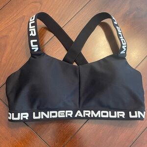 Under Armour black sports bra